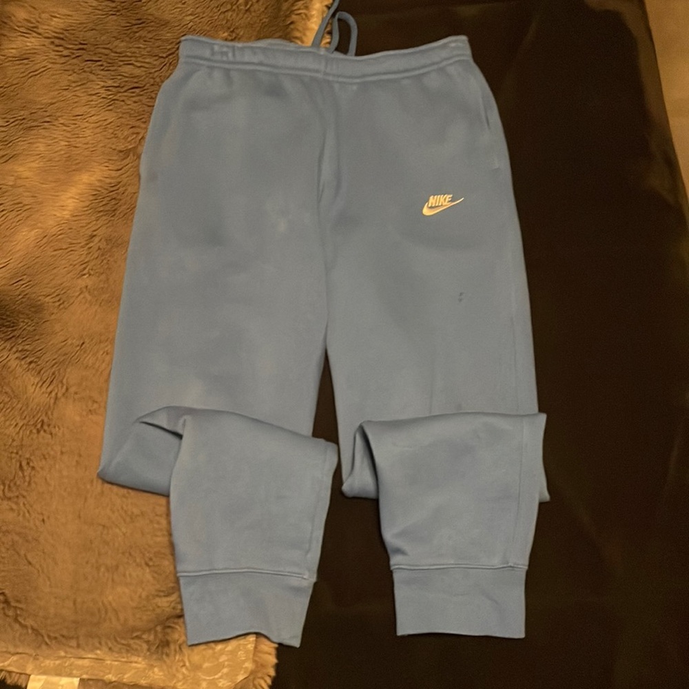 Brand new men’s light blue Nike joggers size medium